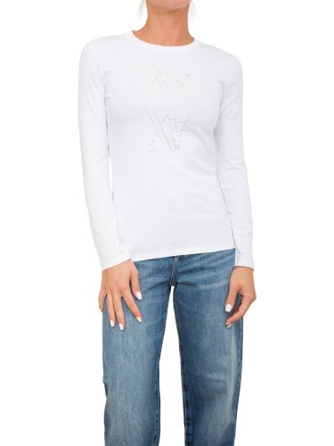 Жіноча футболка  ARMANI EXCHANGE T-SHIRT BIANCO