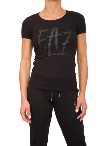 Женская футболка EA7 EMPORIO ARMANI T-SHIRT NERO