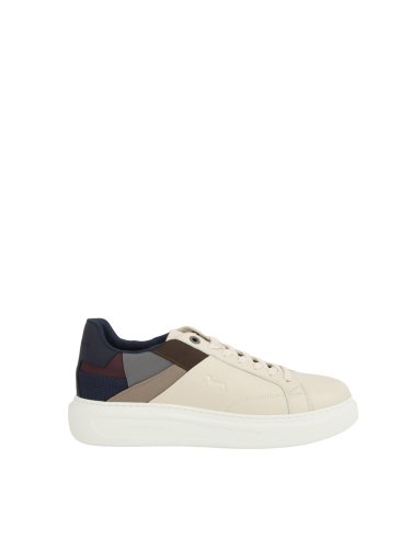 Чоловічі кросівки HARMONT & BLAINE SCARPA UOMO CALF - TEX FABRIC BEIGE