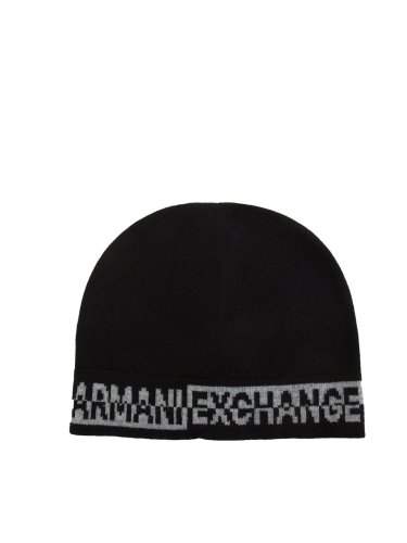 Чоловіча шапка  ARMANI EXCHANGE KNITWEAR SET NERO