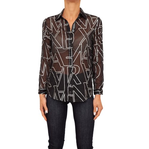 Жіноча сорочка з довгим рукавом ARMANI EXCHANGE SHIRT NERO