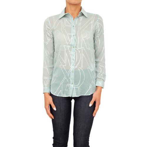 Женская рубашка с длинным рукавом ARMANI EXCHANGE SHIRT VERDE ACQUA