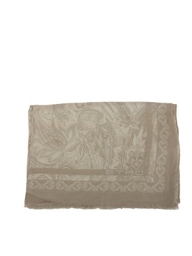 Жіночий шарф ETRO SCARF 68 X 200 CM BEIGE