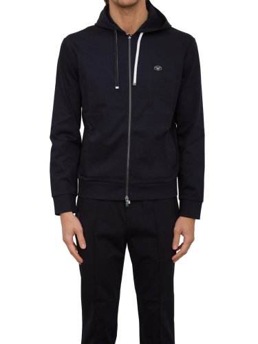 Мужская толстовка EMPORIO ARMANI SWEATSHIRT BLU