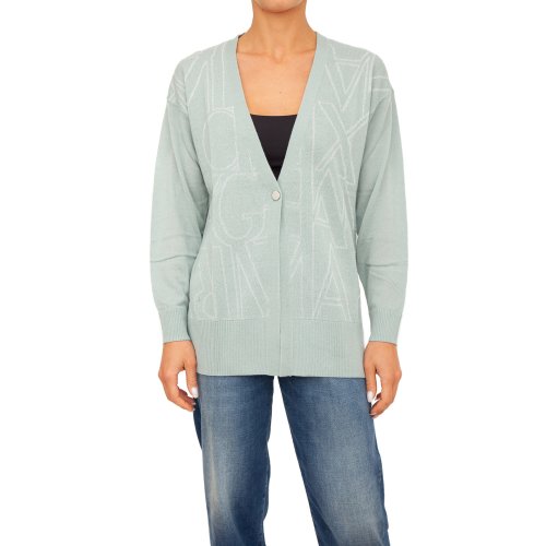 Жіночий кардиган ARMANI EXCHANGE CARDIGAN VERDE ACQUA