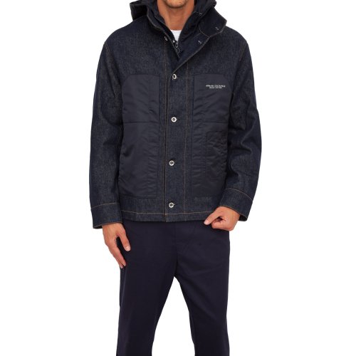 Мужская куртка ARMANI EXCHANGE CABAN COAT BLU DENIM