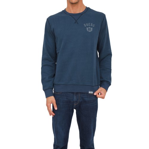Мужская толстовка GUESS JEANS FELPA BLU