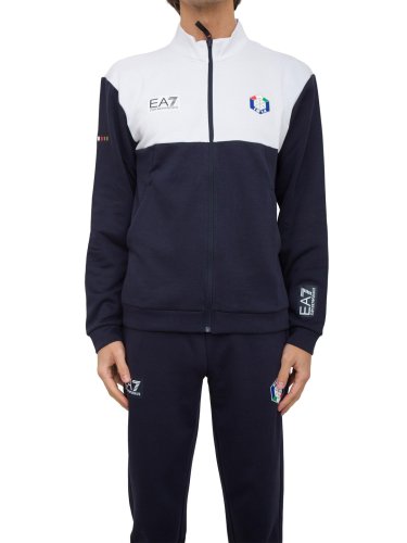 Чоловіча толстовка  EA7 EMPORIO ARMANI FELPA BLU