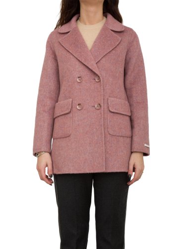 Женское пальто NENETTE CAPPOTTO CORTO DOPPIOPETTO TESSUTO DOUBLE PELOSINO ROSA