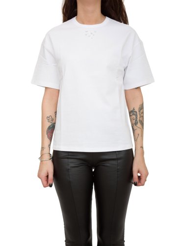 Женская футболка FRACOMINA COTTON OVER T-SHIRT WHITE BIANCO