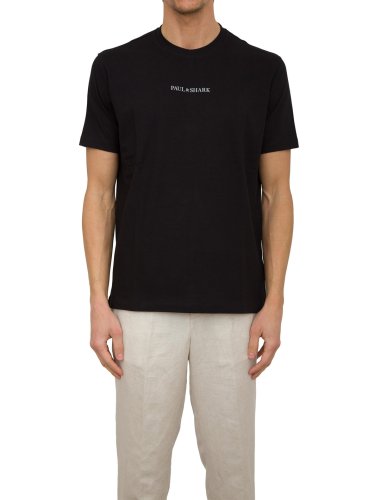 Мужская футболка PAUL&SHARK  T-SHIRT COTONE NERO