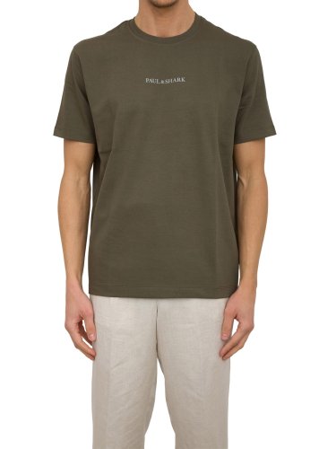 Чоловіча футболка PAUL&SHARK T-SHIRT COTONE VERDE