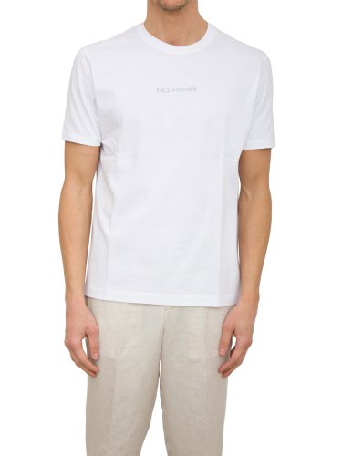 Чоловіча футболка PAUL&SHARK T-SHIRT COTONE BIANCO