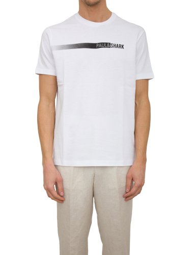 Чоловіча футболка PAUL&SHARK T-SHIRT COTONE BIANCO