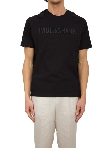 Чоловіча футболка PAUL&SHARK T-SHIRT COTONE NERO