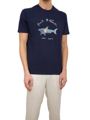 Чоловіча футболка PAUL&SHARK T-SHIRT COTONE BLU