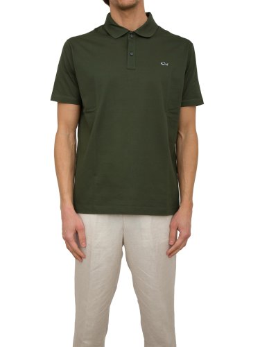Чоловіче поло PAUL&SHARK  POLO COTONE VERDE