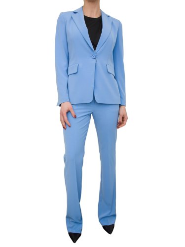 Женский классический костюм EMME MARELLA Jacket + Trouser AZZURRO
