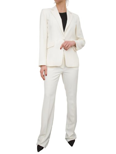 Жіночий класичний костюм  EMME MARELLA  Jacket + Trouser BIANCO