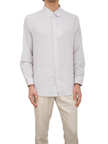 Мужская рубашка с длинным рукавом ARMANI EXCHANGE SHIRT BEIGE