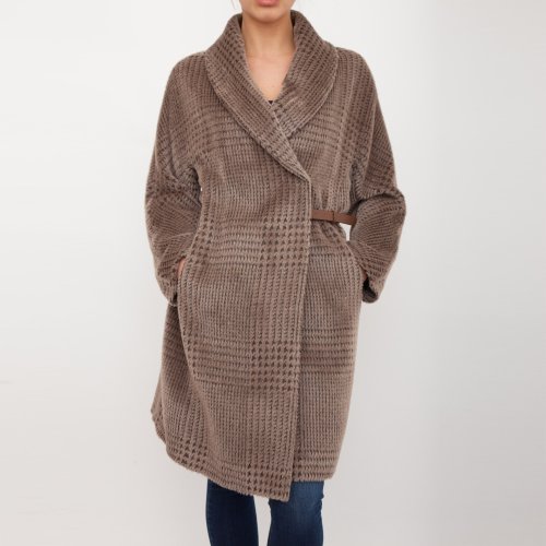 Жіноче пальто FABIANA FILIPPI CAPPOTTO MARRONE