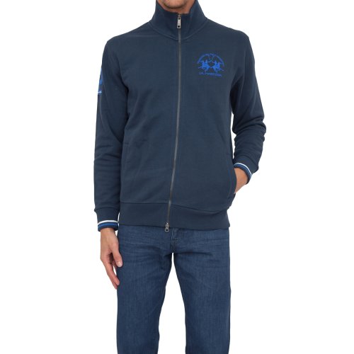 Чоловіча толстовка LA MARTINA MAN FLEECE BLENDED COTTON FLEE BLU