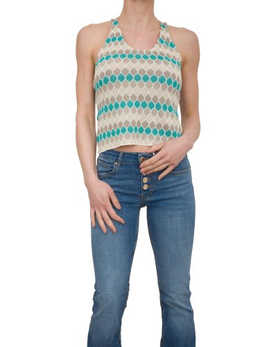 Женская майка  FRACOMINA KNITTED TOP MULTICOLOR MULTICOLOR