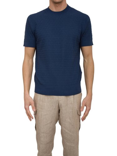 Чоловічий светр PAOLO PECORA Maglia Girocollo BLU