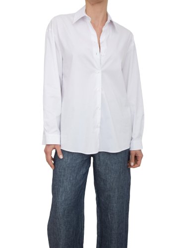 Женская рубашка с длинным рукавом NENETTE CAMICIA OVER TESSUTO POPELINE BIANCO
