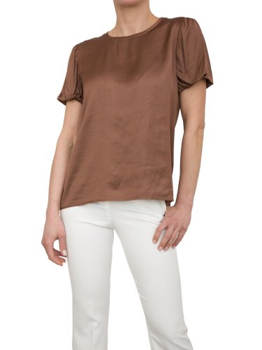 Женская блузка FRACOMINA BLOUSE DARKCHOCOLATE MARRONE