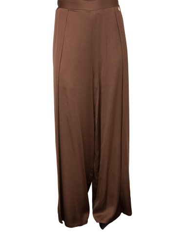 Жіночі повсякденні штани FRACOMINA PALAZZO PANTS DARKCHOCOLATE MARRONE