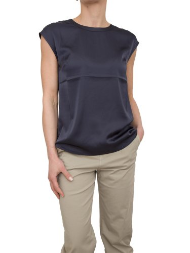 Женская блуза NENETTE BLUSA M/CORTA TESSUTO RASETTO POLY BLU