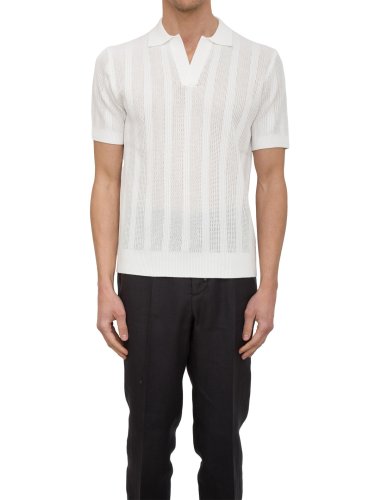 Мужское поло PAOLO PECORA Maglia A Polo BIANCO