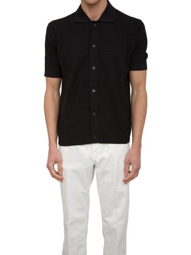 Мужской кардиган PAOLO PECORA Camicia Maglia NERO