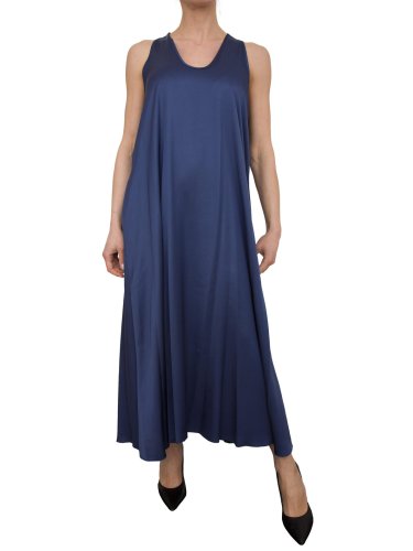 Женское платье FRACOMINA  LONG DRESS BLUE BLU