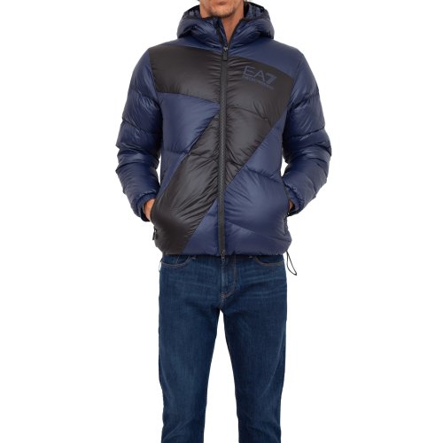 Мужская куртка EA7 EMPORIO ARMANI DOWN JACKET BLU