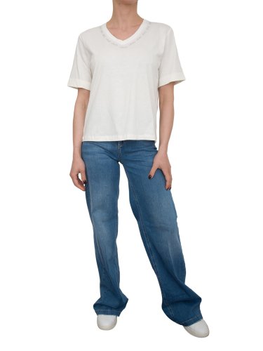 Женская футболка LIU JO T-shirt BIANCO