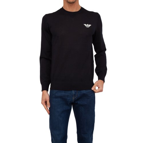 Мужской свитер  EMPORIO ARMANI PULLOVER BLU
