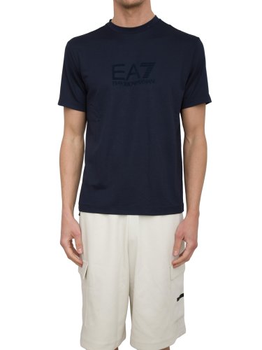 Мужская футболка  EA7 EMPORIO ARMANI T-SHIRT BLU