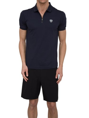 Мужское поло EA7 EMPORIO ARMANI POLO SHIRT BLU