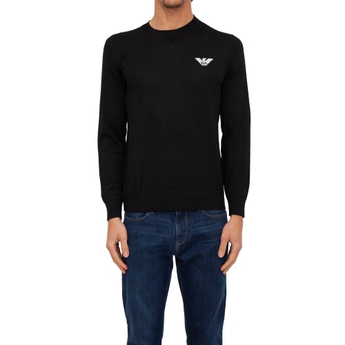Чоловічий светр EMPORIO ARMANI PULLOVER NERO