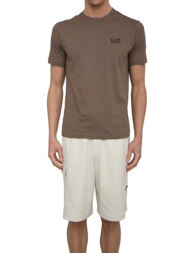 Чоловіча футболка EA7 EMPORIO ARMANI T-SHIRT MARRONE