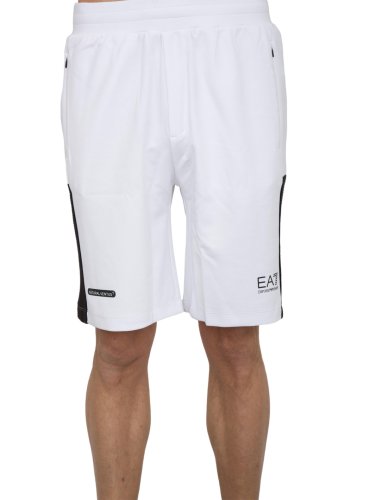 Мужские спортивные шорты EA7 EMPORIO ARMANI SHORTS BIANCO