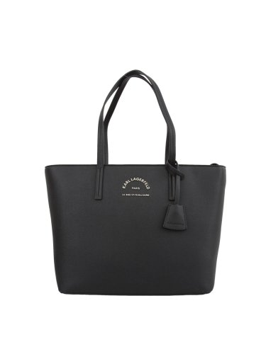 Женская сумка с ручками K.LAGERFELD rsg metal lg tote NERO