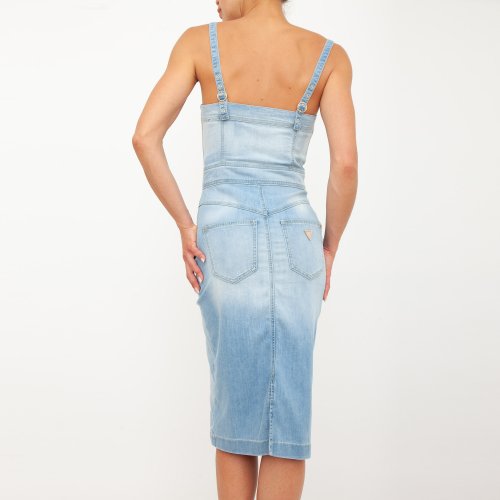 Женское платье GUESS JEANS ABITO BLU DENIM