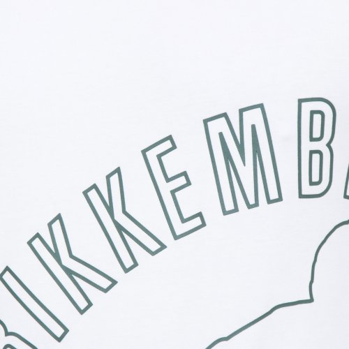 Чоловіча футболка BIKKEMBERGS MAGLIETTA BIANCO
