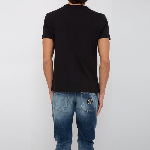 Чоловіча футболка BIKKEMBERGS MAGLIETTA NERO