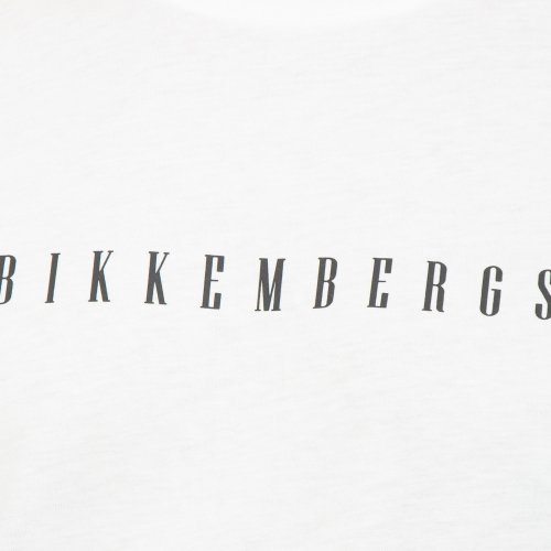 Чоловіча футболка BIKKEMBERGS MAGLIETTA BIANCO