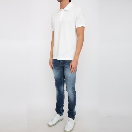 Чоловіче поло BIKKEMBERGS POLO BIANCO
