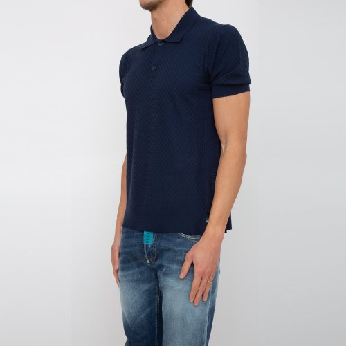 Мужское поло BIKKEMBERGS POLO BLU